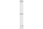 Электрический полотенцесушитель Primoclima Sol Q E Graphite 100*18 4