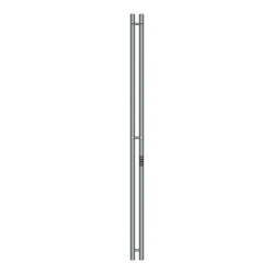 Электрический полотенцесушитель Primoclima Sol R C E Graphite 150*6 2