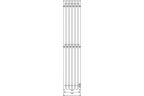 Электрический полотенцесушитель Primoclima Sol Q E Graphite 120*30 6