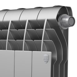 Биметаллический радиатор отопления Royal Thermo BiLiner 500 V 6 секций Silver Satin