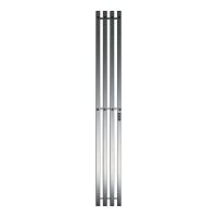 Электрический полотенцесушитель Primoclima Sol Q C E Graphite 150*18 4