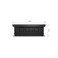Внутрипольный конвектор Royal Thermo Atrium 110/300/1700-DG-U-LB